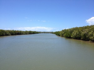 Barron River na kraji Cairnsu 